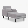 Grande méridienne en bouclette, 1 ou 2 places - Ambre, coloris gris clair, 84 cm (1 place)