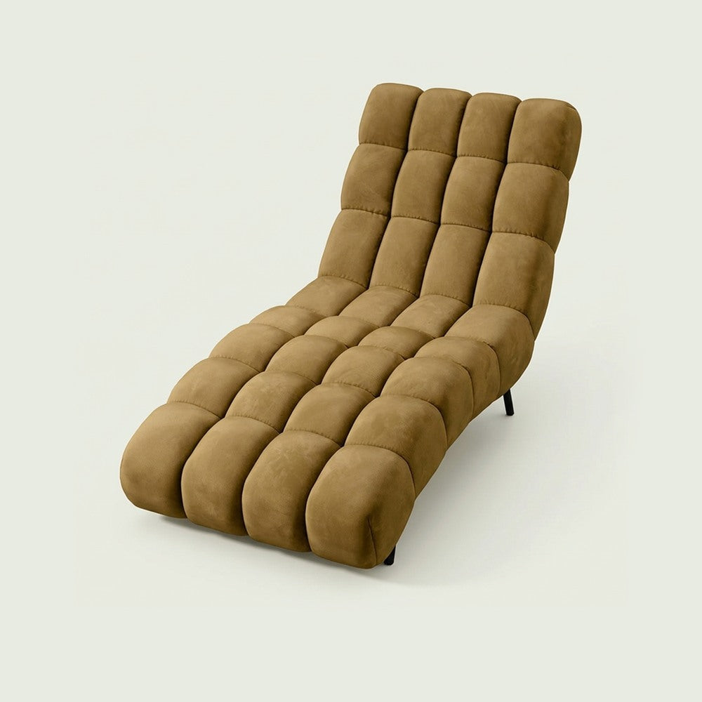 Méridienne Delphine, chaise longue relax sur pieds