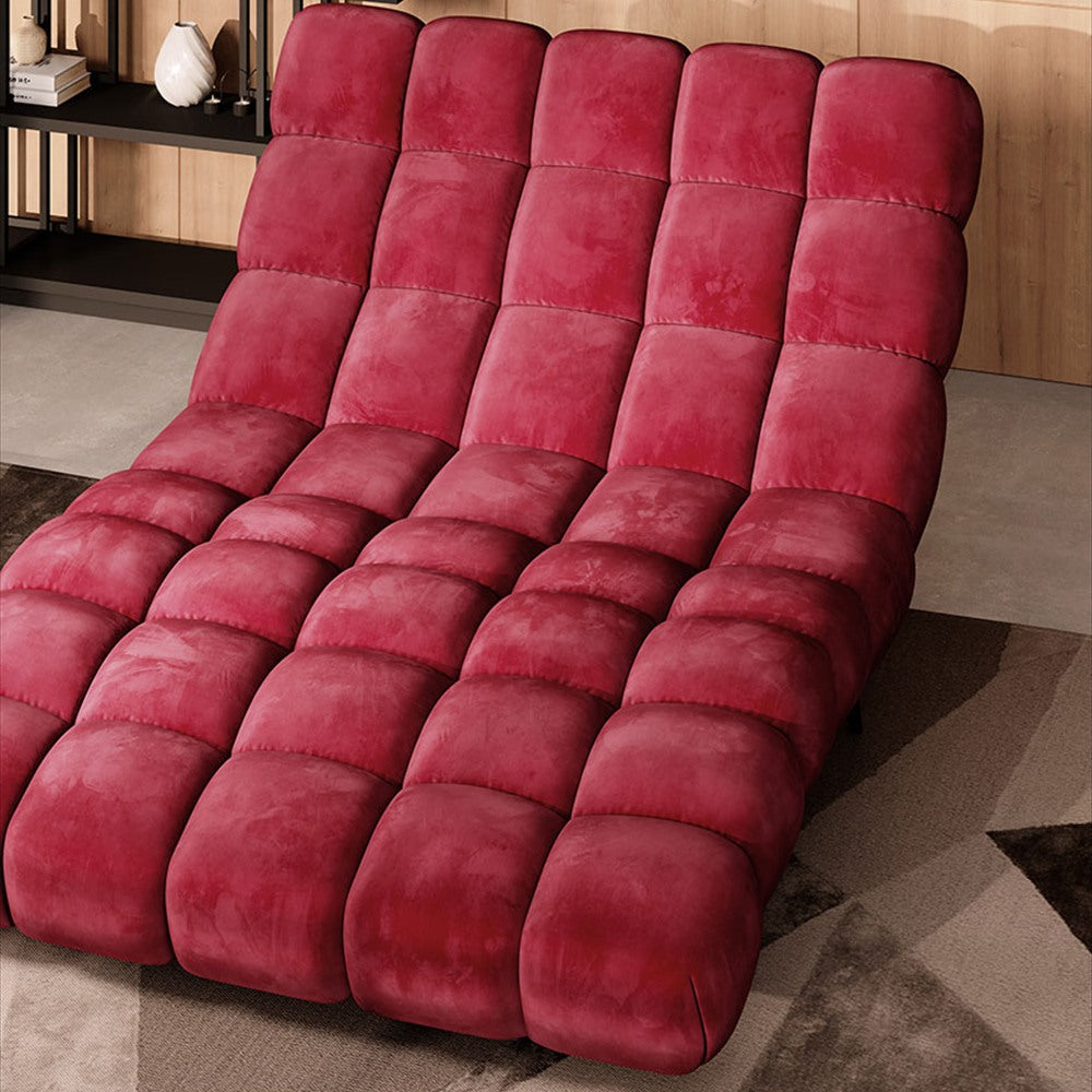 Méridienne Delphine, chaise longue relax sur pieds