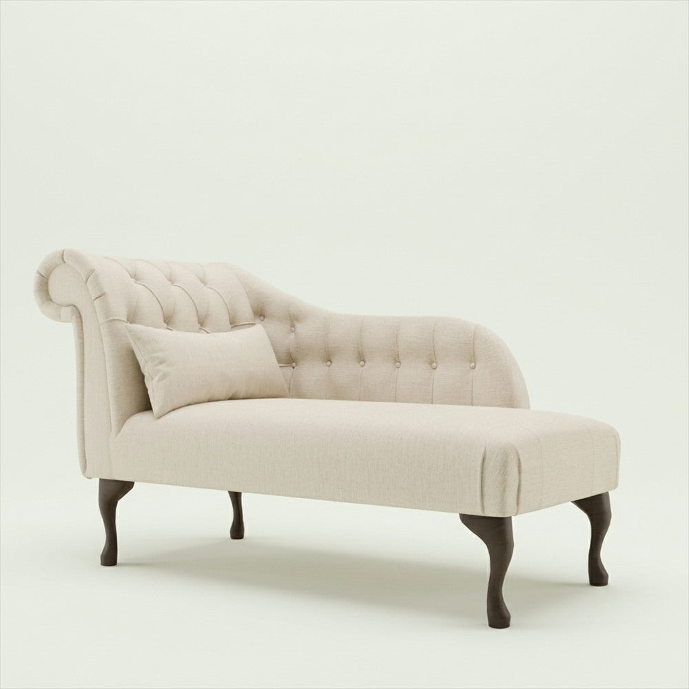 Méridienne Joséphine chesterfield capitonnée, sur mesure