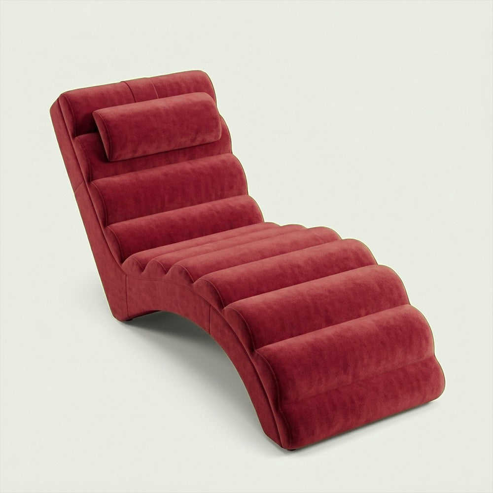 Méridienne Marcelle à boudins, coussin de dossier