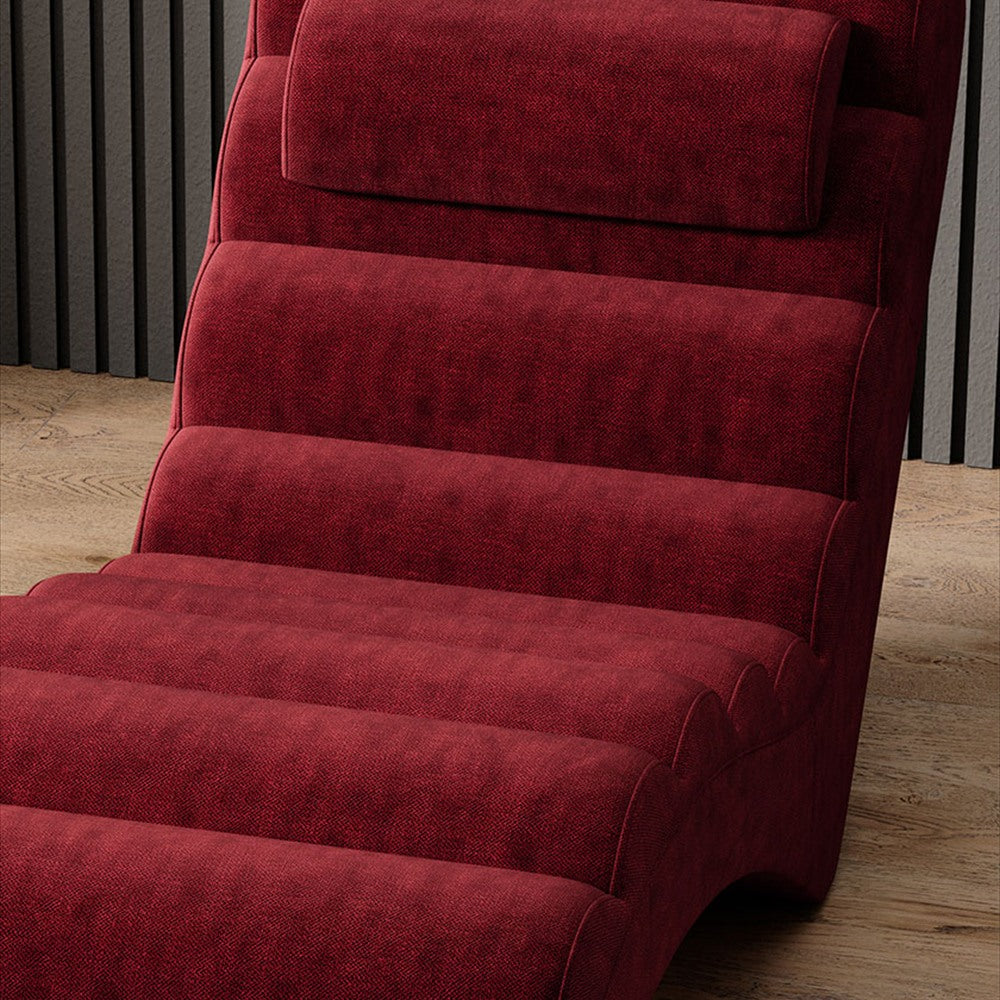 Méridienne Marcelle à boudins, coussin de dossier