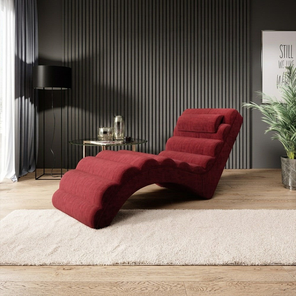 Méridienne Marcelle à boudins, coussin de dossier