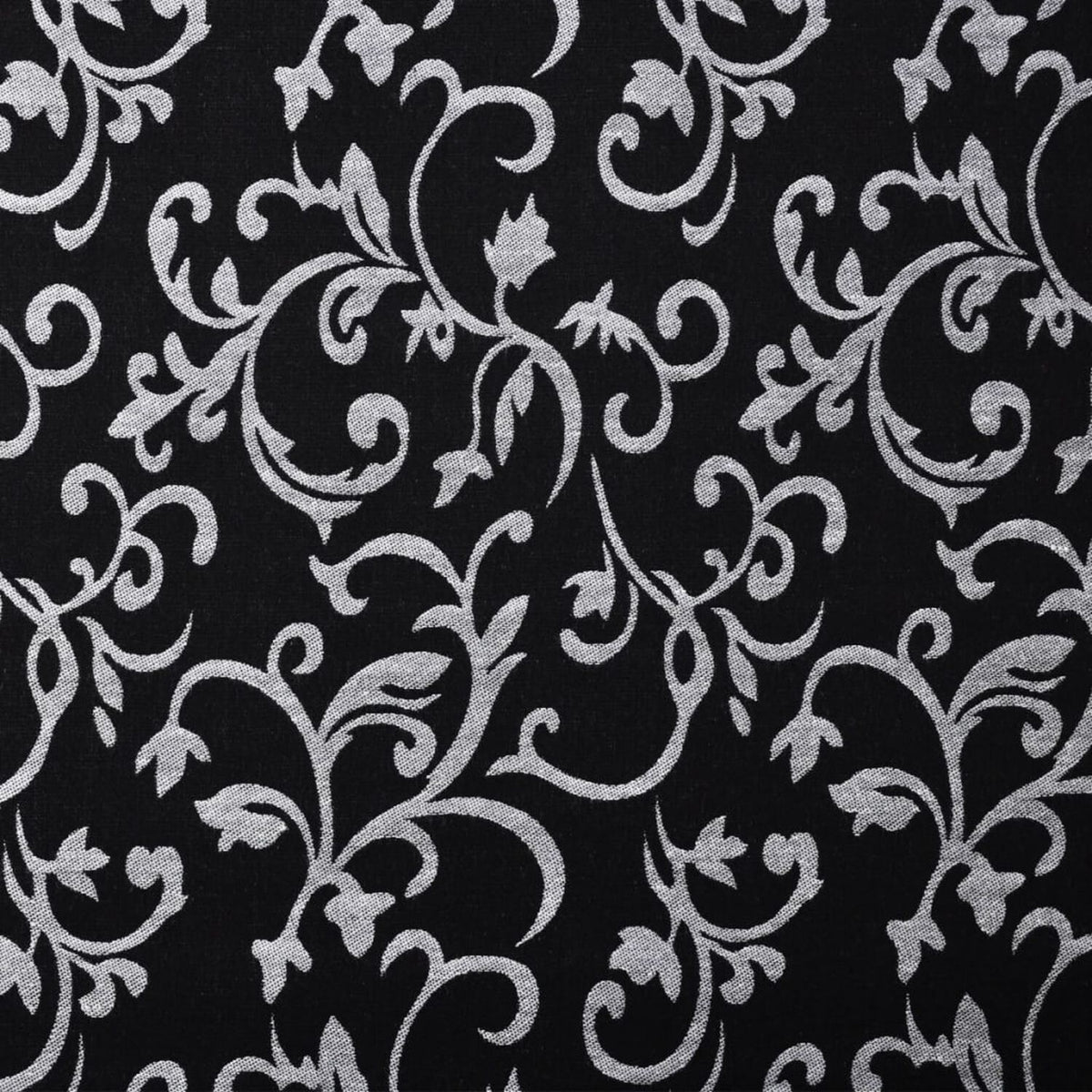 Petite méridienne en tissu noir et blanc - Colette, détail de la finition
